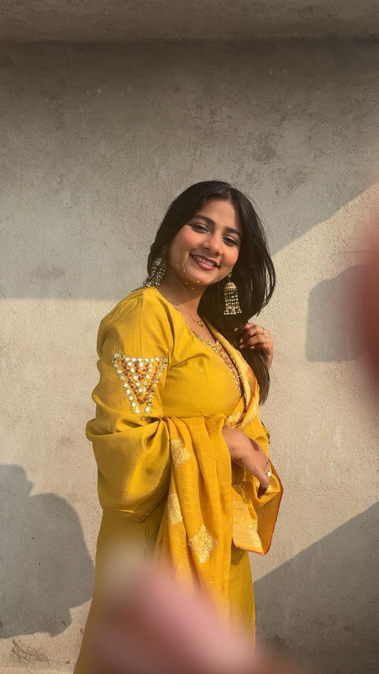 Haldi special designer suit