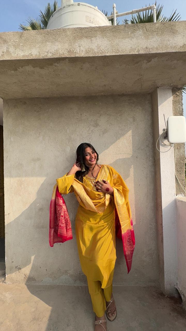 Haldi special designer suit